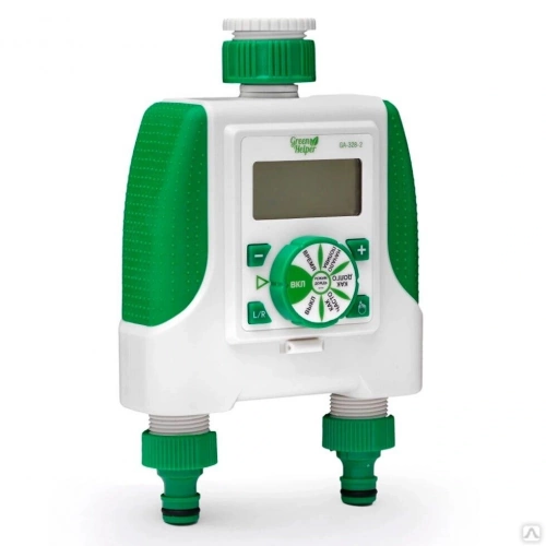 Таймер полива электронный двухканальный Green  GA-328-2